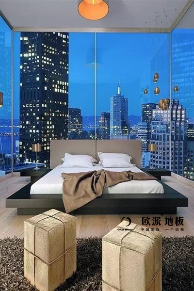 落地窗和木地板的結合！