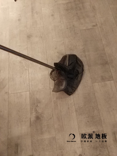 清理地板上的頭發，這效果...